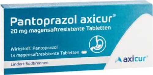 Pantoprazol axicur 20 mg magensaftresistente Tabl. Pantoprazol axicur 20 mg magensaftresistente Tabl.