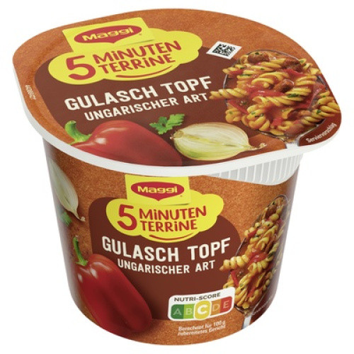 Maggi 5 Minuten Terrine Gulaschtopf 57g Maggi 5 Minuten Terrine Gulaschtopf 57g
