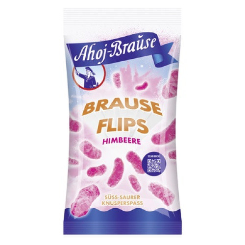 Ahoj-Brause Flips Himbeere 60g Ahoj-Brause Flips Himbeere 60g