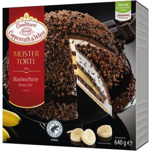 Maulwurftorte Banana-Split 640g Maulwurftorte Banana-Split 640g