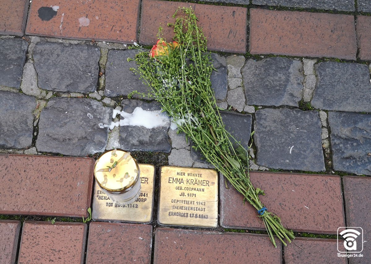 Gedenken-Pogromnacht-Hilden-Stolpersteine