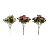 Dekostrauß Rosen 29 cm Dekostrauß Rosen 29 cm