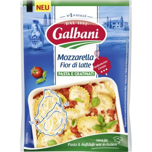 Fior di latte Mozzarella gerieben 43% frisch 150g Fior di latte Mozzarella gerieben 43% frisch 150g