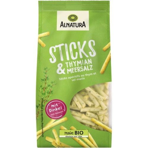 Bio Knabber-Sticks Thymian Meersalz 100g Bio Knabber-Sticks Thymian Meersalz 100g