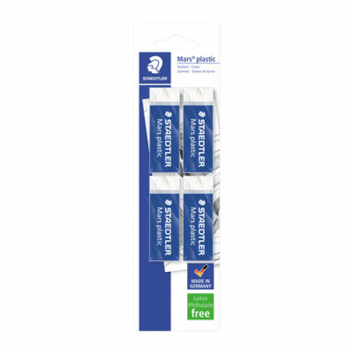 Radierer Mars plastic BK 4St Radierer Mars plastic BK 4St