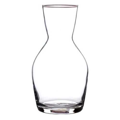 Glas-Karaffe ´Ypsilon´ 0,5 Liter Maße 9,3 cm DM, 17,1 cm hoch. Glas-Karaffe ´Ypsilon´ 0,5 Liter Maße 9,3 cm DM, 17,1 cm hoch.