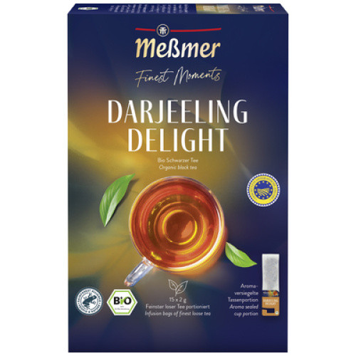 Finest Moments Kännchen (Tea Cup) Bio Darjeeling Delight 15x2g Finest Moments Kännchen (Tea Cup) Bio Darjeeling Delight 15x2g