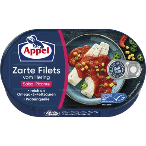 MSC Appel Heringsfilet Salsa-Picante 200g MSC Appel Heringsfilet Salsa-Picante 200g