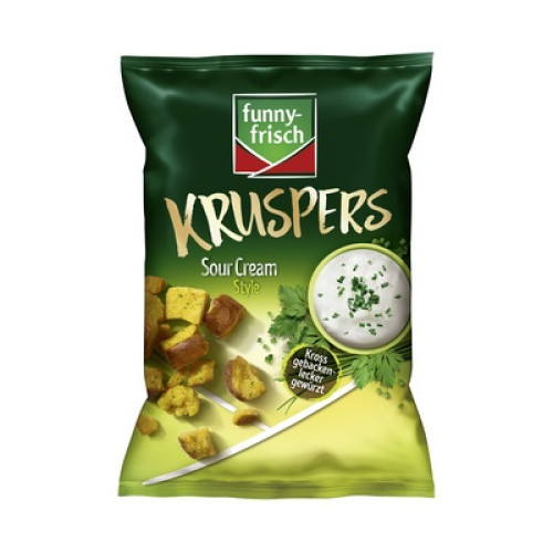 Intense Kruspers Sour Cream Style 120g Intense Kruspers Sour Cream Style 120g