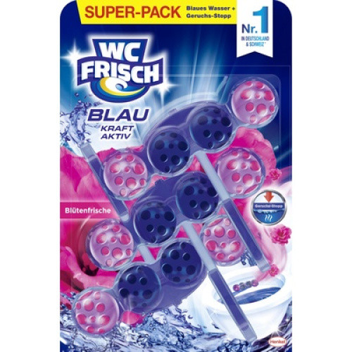 WC-Frisch Duftspüler Blau Blüten 3x50g WC-Frisch Duftspüler Blau Blüten 3x50g