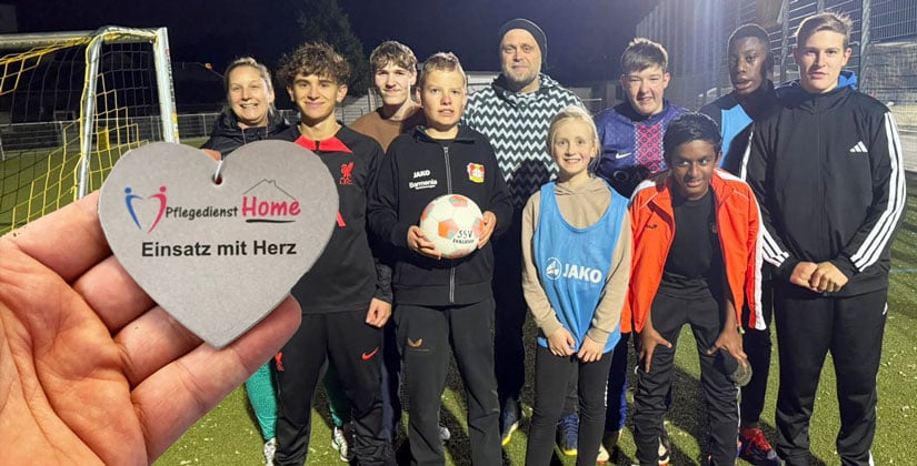 Mitglieder und Sponsoren willkommen – einer davon ist der Pflegedienst Home