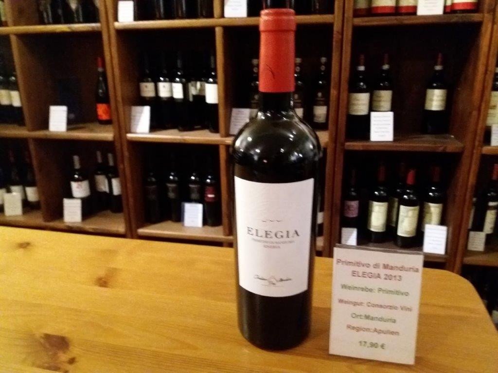Primitivo Elegia Riserva 2019- Rotwein Primitivo Elegia Riserva 2019- Rotwein