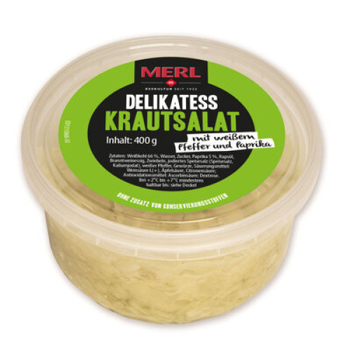 Merl Delikatess Krautsalat frisch 400g Merl Delikatess Krautsalat frisch 400g