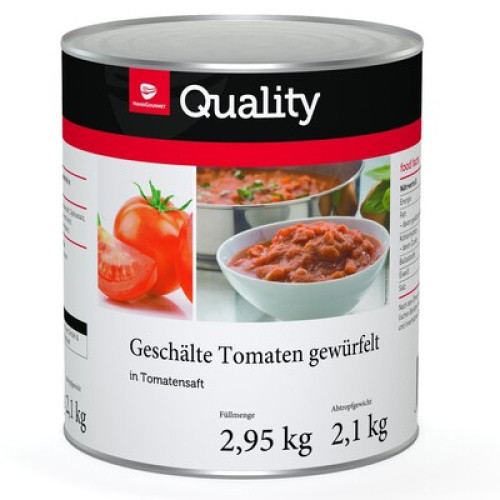 Geschälte Tomaten gewürfelt 3100ml Geschälte Tomaten gewürfelt 3100ml