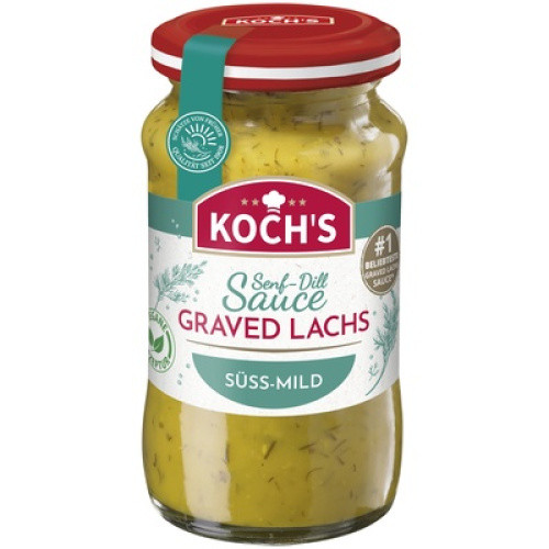 Senf-Dill Sauce für Graved Lachs 140ml Senf-Dill Sauce für Graved Lachs 140ml