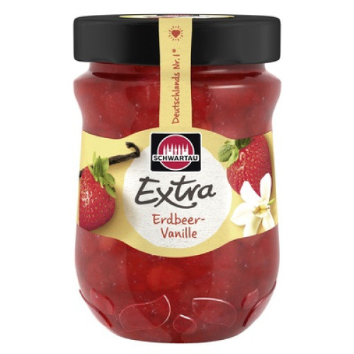 Schwartau Konfitüre Erdbeer-Vanille 340g Schwartau Konfitüre Erdbeer-Vanille 340g