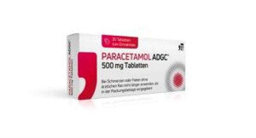PARACETAMOL ADGC 500 mg Tabletten PARACETAMOL ADGC 500 mg Tabletten