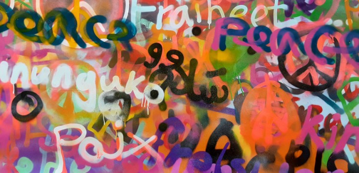 An die Dosen – fertig – los: Spray-Projekt mit Graffiti-Künstlerin