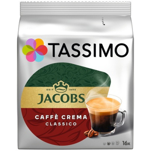 Tassimo Jacobs Caffè Crema Classico 16X7G Tassimo Jacobs Caffè Crema Classico 16X7G