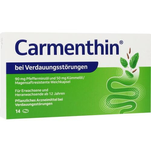 Carmenthin bei Verdauungsstörungen Kapseln magensaftresistent Carmenthin bei Verdauungsstörungen Kapseln magensaftresistent