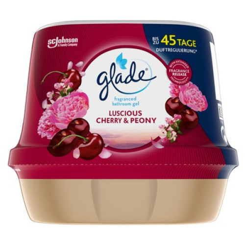 Glade Badezimmer Duftgel Luscious Cherry & Peony 180g Glade Badezimmer Duftgel Luscious Cherry & Peony 180g
