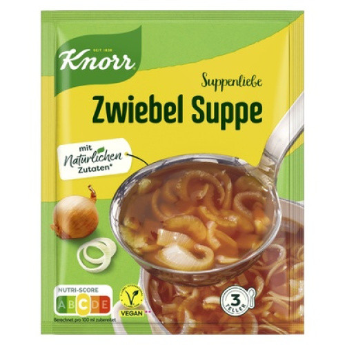 Knorr Suppenliebe Zwiebel-Suppe 3Teller Knorr Suppenliebe Zwiebel-Suppe 3Teller