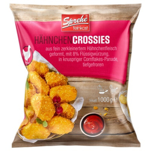 Hähnchen Crossies TK 1kg Hähnchen Crossies TK 1kg