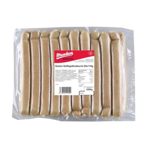 Geflügelbratwurst frisch ca.110 g Geflügelbratwurst frisch ca.110 g