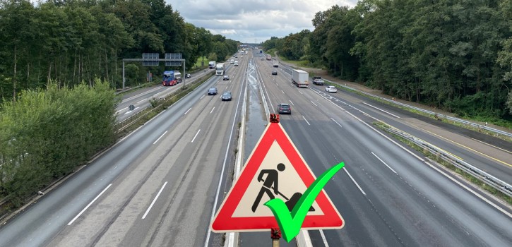 Sanierung zwischen Leverkusen und Kreuz Hilden ist abgeschlossen