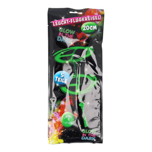Glow in the dark Flugkreisel grün Glow in the dark Flugkreisel grün