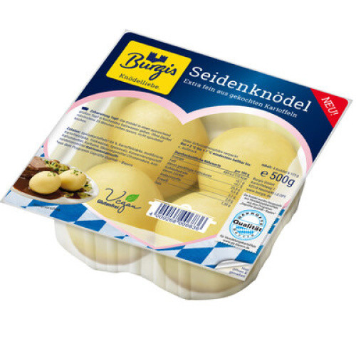 Burgis Seidenknödel frisch 500g Burgis Seidenknödel frisch 500g