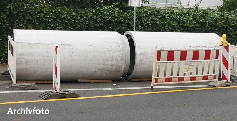 Schutz bei Starkregen und Wasserableitung sollen durch größere Rohre verbessert werden – Verkehrseinschränkungen und Baumfällungen ab November