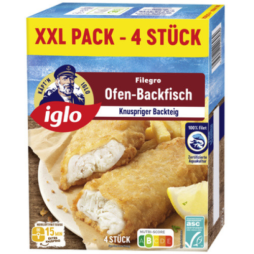 ASC Filegro Ofen-Backfisch XXL-Pack TK 480g ASC Filegro Ofen-Backfisch XXL-Pack TK 480g