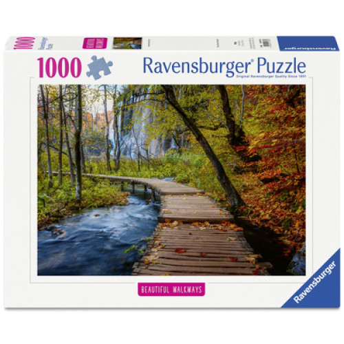 Ravensburger BEAUTIFUL WALKWAYS ´Autumnal Trail´ (1000 Teile), herbstlicher Waldweg mit buntem Laub. Ravensburger BEAUTIFUL WALKWAYS ´Autumnal Trail´ (1000 Teile), herbstlicher Waldweg mit buntem Laub.