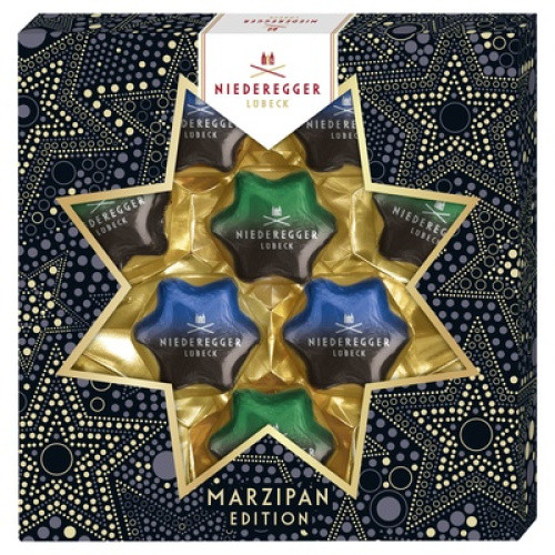Marzipan Weihnachtssterne Dark Edition 125g Marzipan Weihnachtssterne Dark Edition 125g