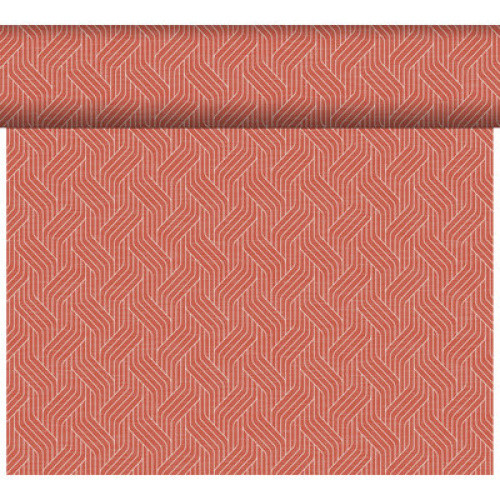 Dunicel Tischläufer Tête à Tête Woven earth terra 0,4x24m 4St Dunicel Tischläufer Tête à Tête Woven earth terra 0,4x24m 4St