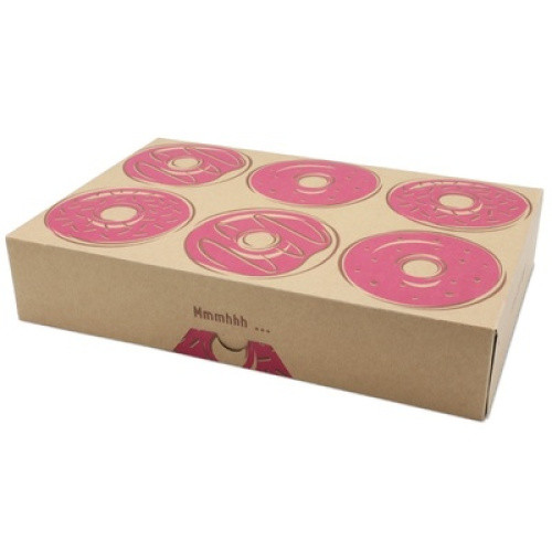 Faltbox 6er Donuts 30x20x6cm 100ST Faltbox 6er Donuts 30x20x6cm 100ST