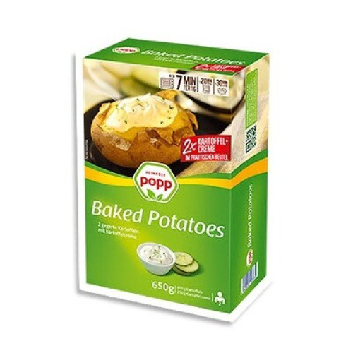 Popp Baked Potatoes frisch 650g Popp Baked Potatoes frisch 650g