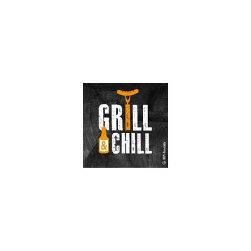 Servietten Grill & Chill 33x33cm 3lg. 50St Servietten Grill & Chill 33x33cm 3lg. 50St