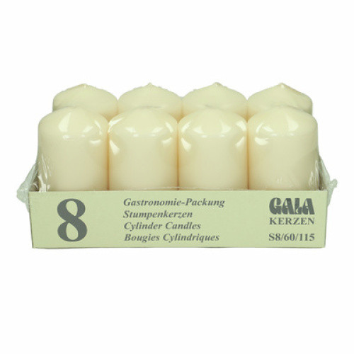 STUMPEN 6X11,5CM CREME 8St STUMPEN 6X11,5CM CREME 8St