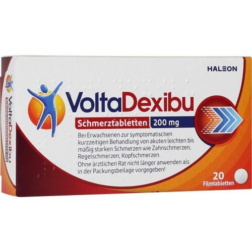 VoltaDexibu Schmerztabletten 200 mg Filmtabletten VoltaDexibu Schmerztabletten 200 mg Filmtabletten