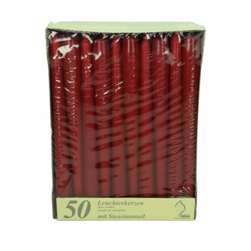 Leuchterkerzen Kirsche 50St Leuchterkerzen Kirsche 50St