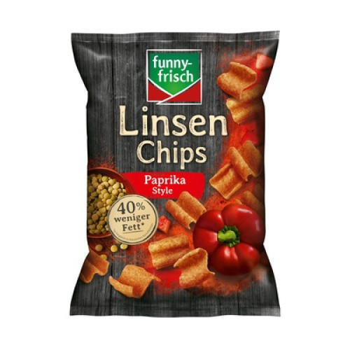 Linsen Chips Paprika 90g Linsen Chips Paprika 90g