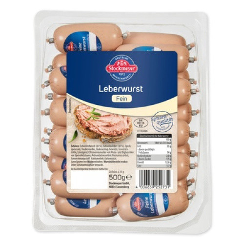 Feine Leberwurst frisch 500 g Feine Leberwurst frisch 500 g