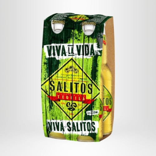 Salitos Tequila Flavoured Beer 4x0,33L Salitos Tequila Flavoured Beer 4x0,33L