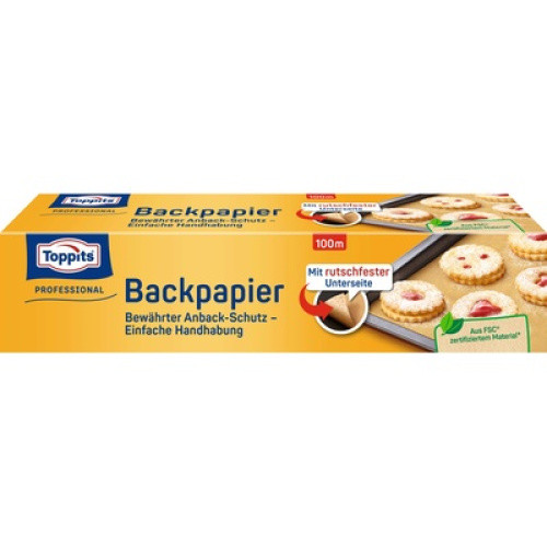 Backpapier braun 100mX38cm Backpapier braun 100mX38cm