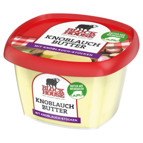Block House Knoblauch Butter 150g frisch 150g Block House Knoblauch Butter 150g frisch 150g
