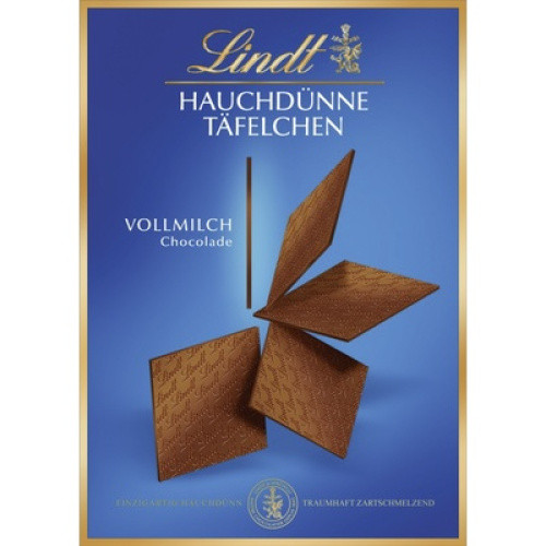 Hauchdünne Täfelchen Vollmilch 125G Hauchdünne Täfelchen Vollmilch 125G