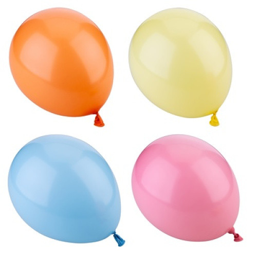 12 LUFTBALLON FARBIG SORT 30CM 12 LUFTBALLON FARBIG SORT 30CM