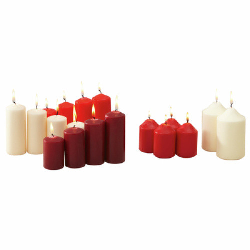 Adventsstufenset Tangorot 4ST Adventsstufenset Tangorot 4ST